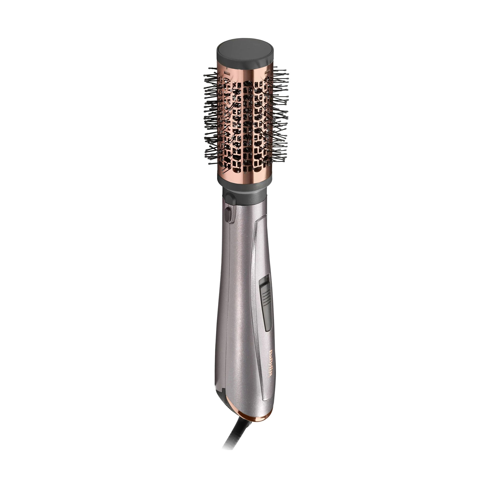 Фен-щітка для волосся Babyliss Air Style 1000, 4 насадки, сірий (AS136E)